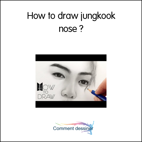 How to draw jungkook nose